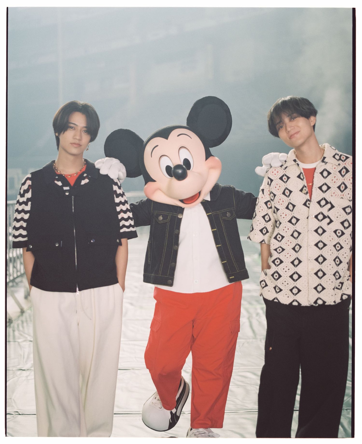 King & Princeとミッキーマウス。（撮影：松岡一哲）