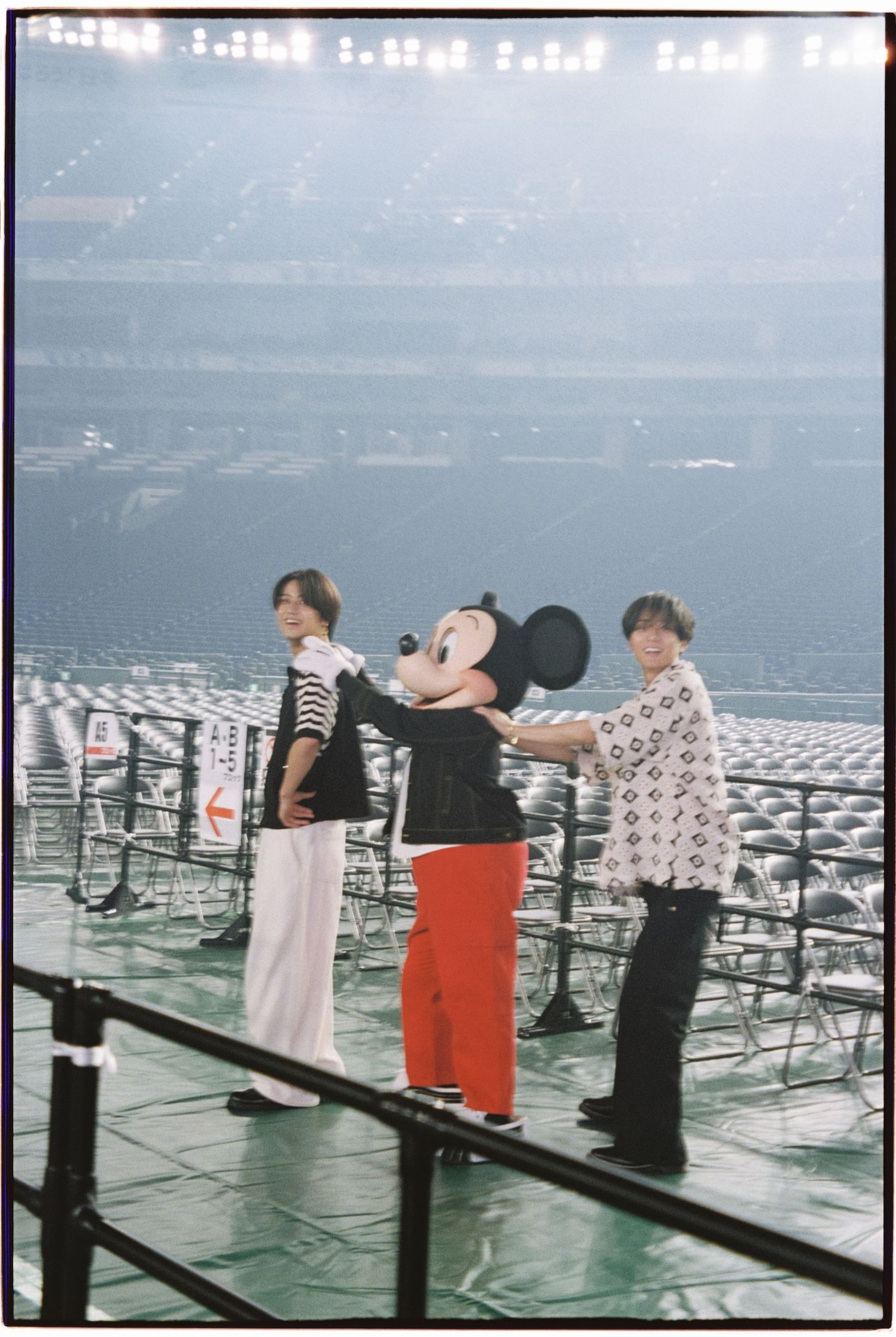 King & Princeとミッキーマウス。（撮影：松岡一哲）