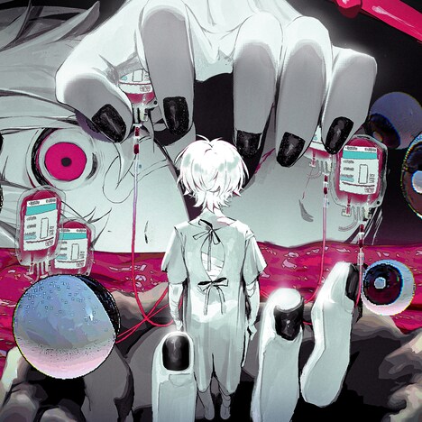 まふまふ「死神様にお願い」配信ジャケット