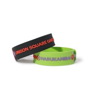 ラバーバンド（ブラック / グリーン）各税込800円。