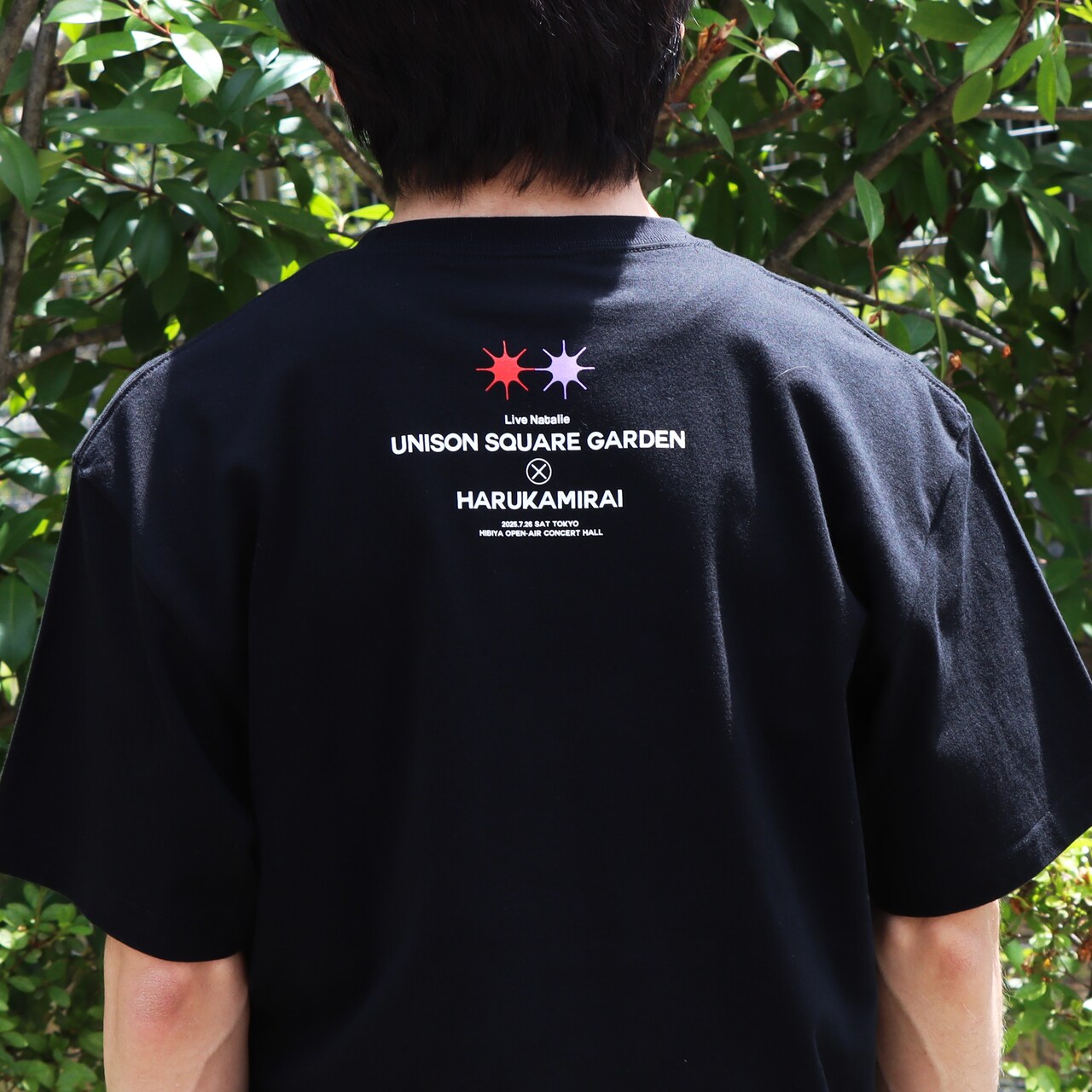 ハルカミライ Tシャツ グラフィックTシャツ(ブラック)税込4500円。 - UNISON SQUARE