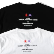 グラフィックTシャツ（ブラック / ホワイト）各税込4500円。