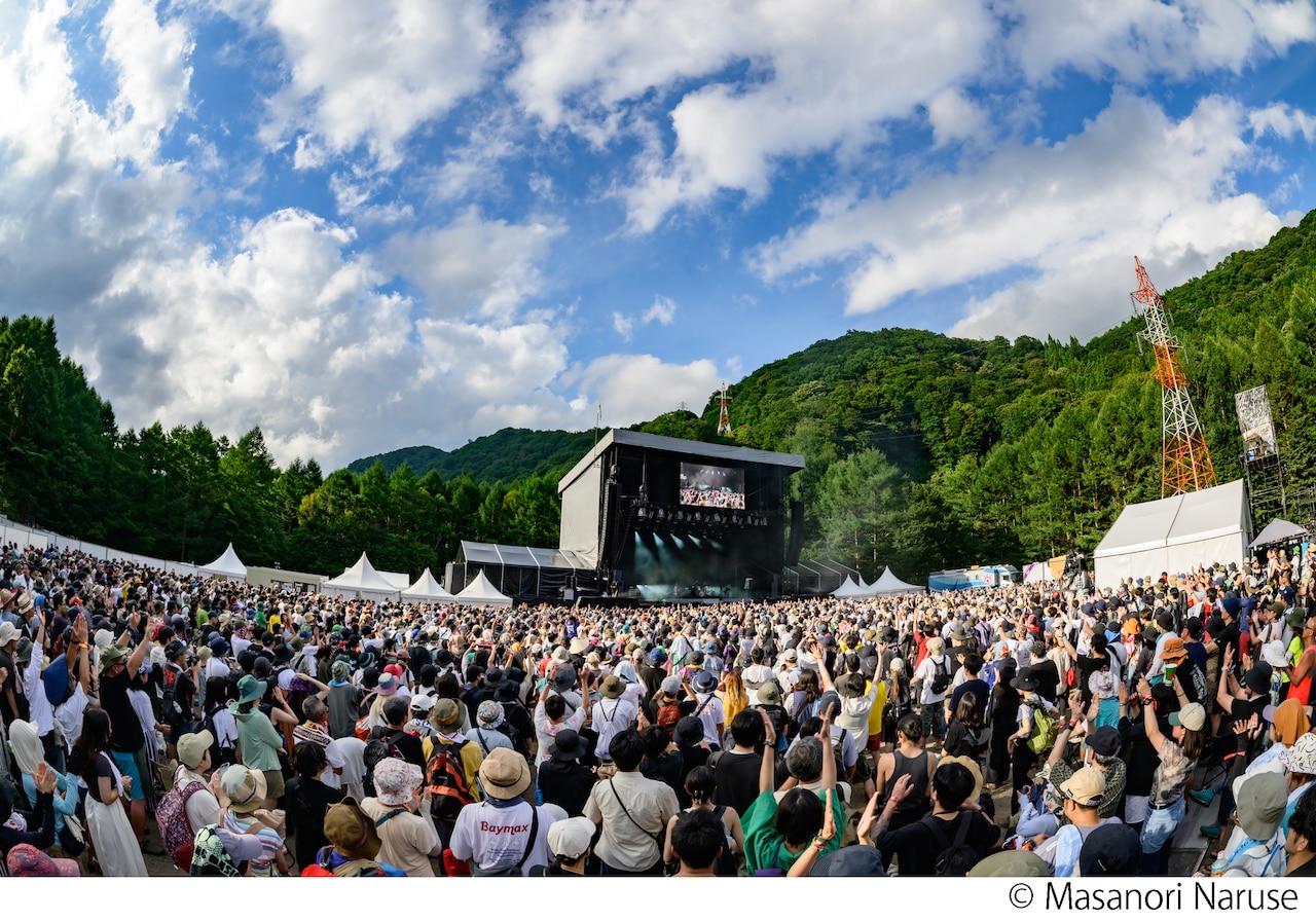 「FUJI ROCK FESTIVAL」の様子。