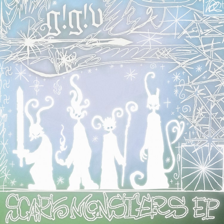 go!go!vanillas「SCARY MONSTERS EP」CD＋Blu-ray、CD＋DVD盤ジャケット