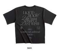 「LAST WISH & LIQUIDROOM 21st ANNIVERSARY」Tシャツのデザイン。
