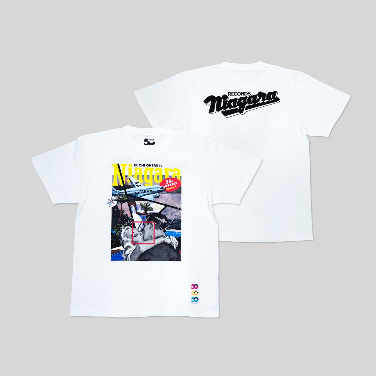 大滝詠一 ☆ NIAGARAロゴTシャツ ☆ XLサイズ【未開封】 NIAGARA 50th Odyssey Tee [designed by KOSUKE KAWAMURA