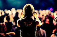 竹内アンナの後ろ姿。（Photo by Kazushi Hamano）