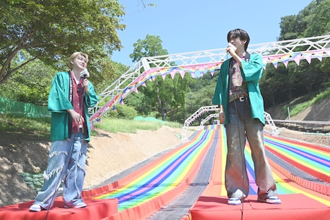 アクティビティの感想を語るユーキとリョウガ。