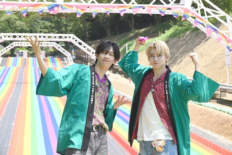 超特急のリョウガとユーキ。