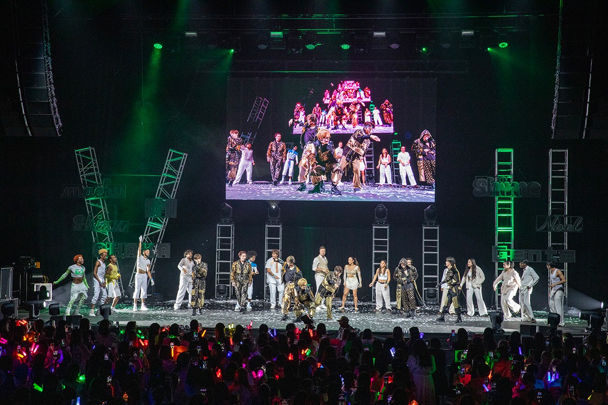 「Travis Japan World Tour 2025 VIIsual」ニューヨーク公演の様子。
