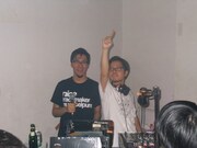 「水星」のリリースパーティでPUNPEEと。