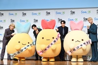 「すみっコぐらし」しっぽずがSDRの研究生に！会見で“先輩”EBiDANメンバーが激励＆アドバイス