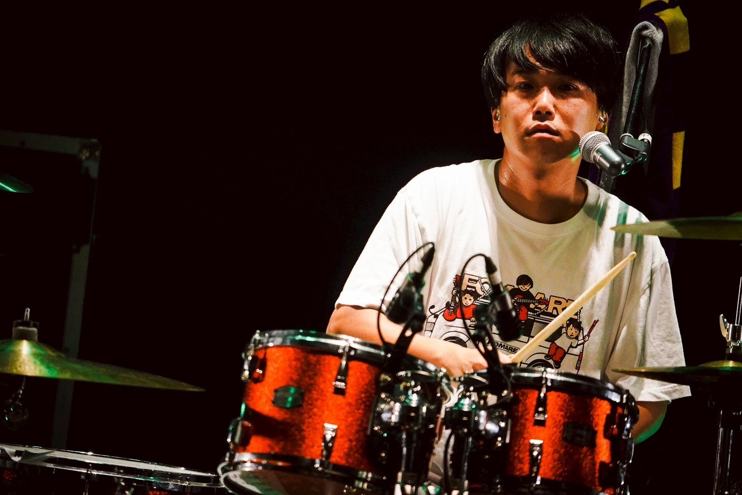 オグラユウタ（Dr, Cho）（Photo by RUI HASHIMOTO ［SOUND SHOOTER］）