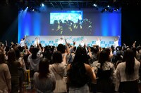 「アオノオト」ダンスチャレンジの様子。