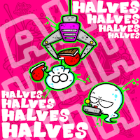 HALVES「嫌々」ジャケット