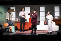 左から志尊淳、町田啓太、佐藤健、宮崎優。