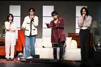 左から宮崎優、志尊淳、佐藤健、町田啓太。