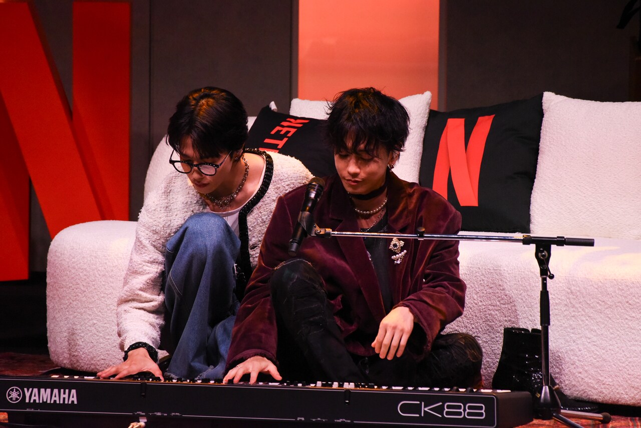 志尊淳と佐藤健。 - Netflix「グラスハート」試写に佐藤健、宮崎