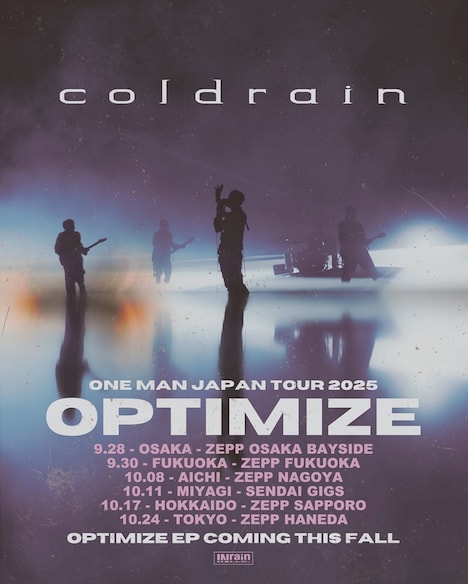 「ONE MAN TOUR 2025 OPTIMIZE」フライヤー