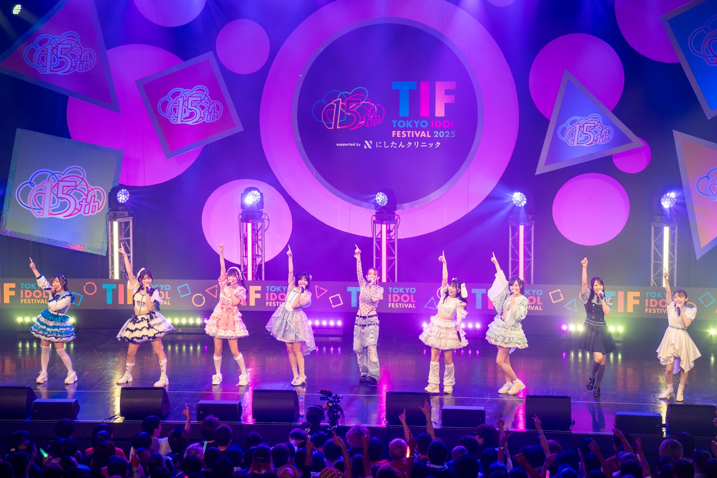 「後藤真希デビュー25周年♡レジェンドコラボステージ」の様子。
