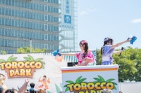 TOROCCO PARKでパフォーマンスするPalette Parade。