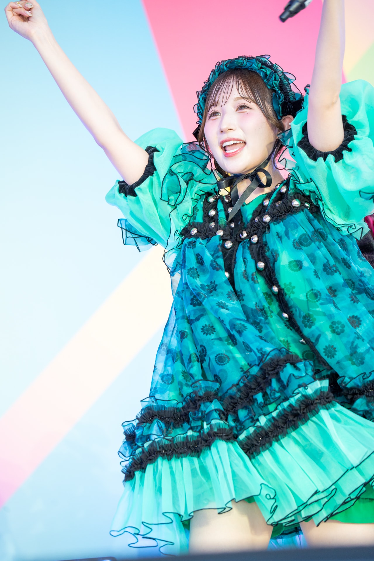 CANDY TUNE ペンライト 小川奈々子 2本セット CANDY TUNEメンバー別ペンライトキャップ（ボールチェーン付