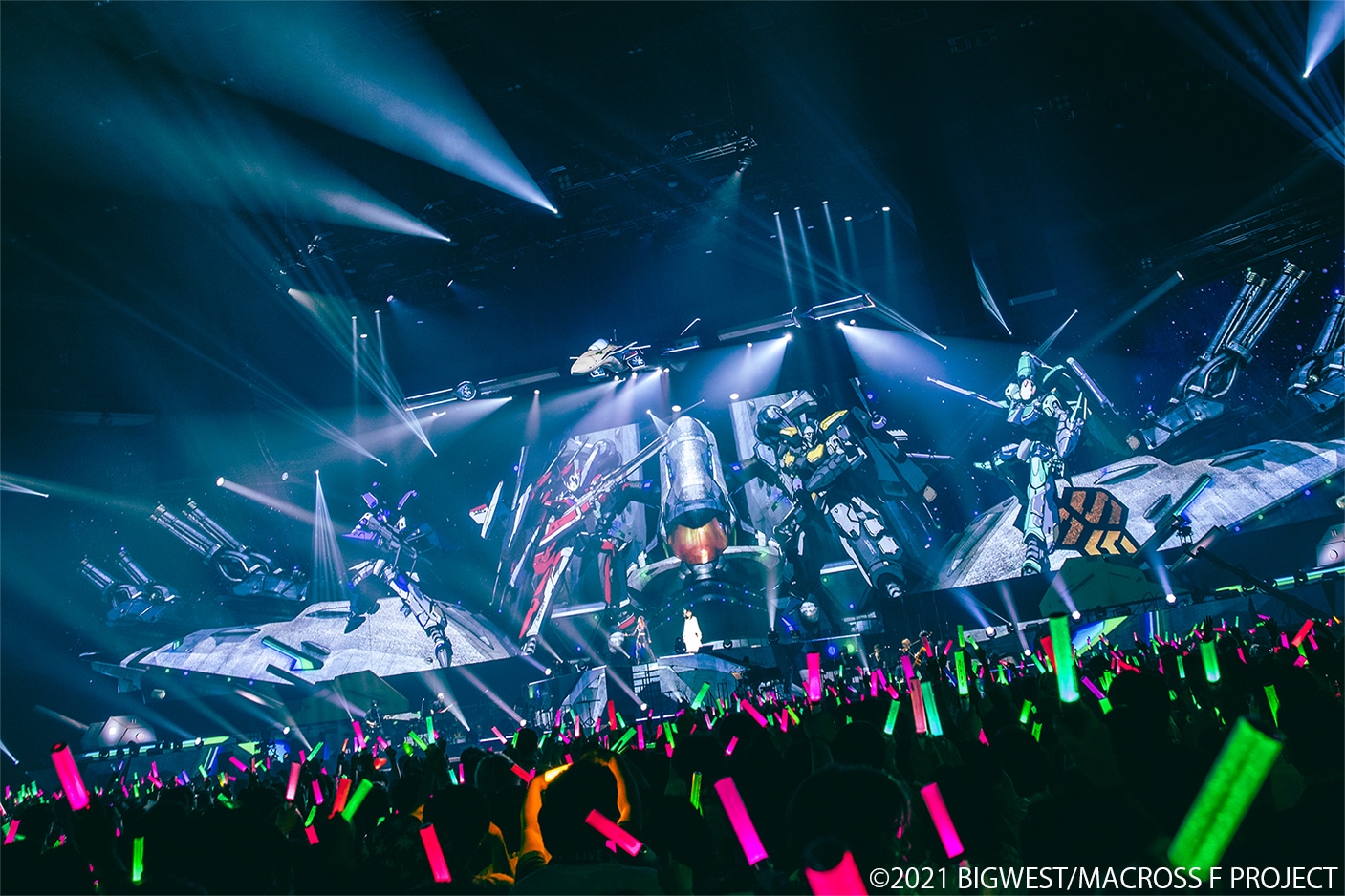 「SANKYO presents マクロスF ギャラクシーライブ☆ファイナル 2025」の様子。