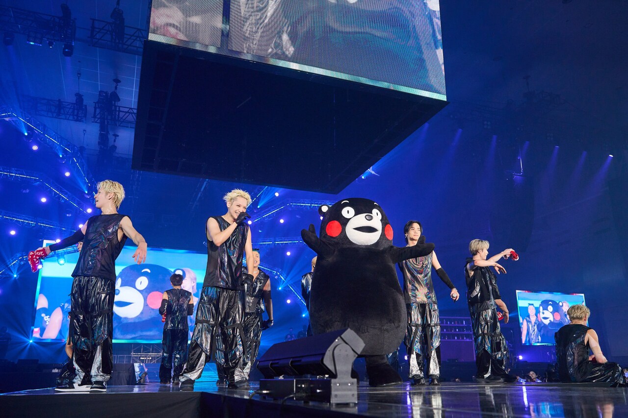 THE RAMPAGE熊本公演にくまモン現る！メンバーと完全シンクロダンス