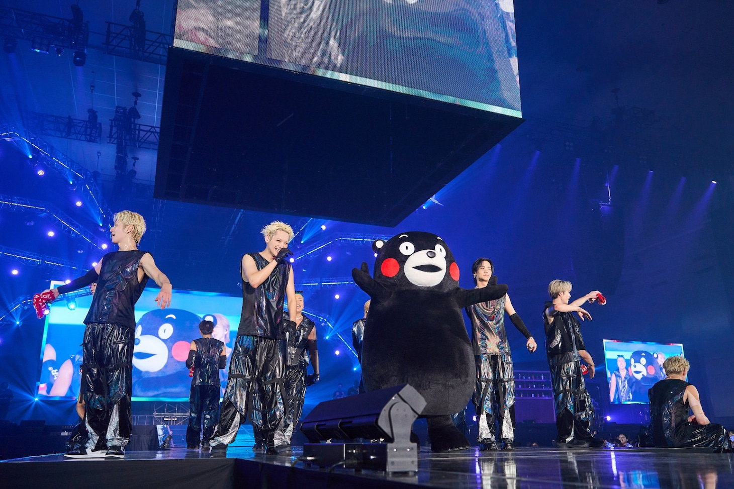 THE RAMPAGEとくまモン。