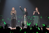 「Hello! Project ひなフェス 2025」のステージに立つメロン記念日。(写真提供:アップフロント)