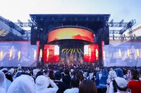 「ENHYPEN WORLD TOUR ‘WALK THE LINE’ IN JAPAN -SUMMER EDITION-」の様子。