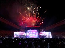 「ENHYPEN WORLD TOUR ‘WALK THE LINE’ IN JAPAN -SUMMER EDITION-」の様子。