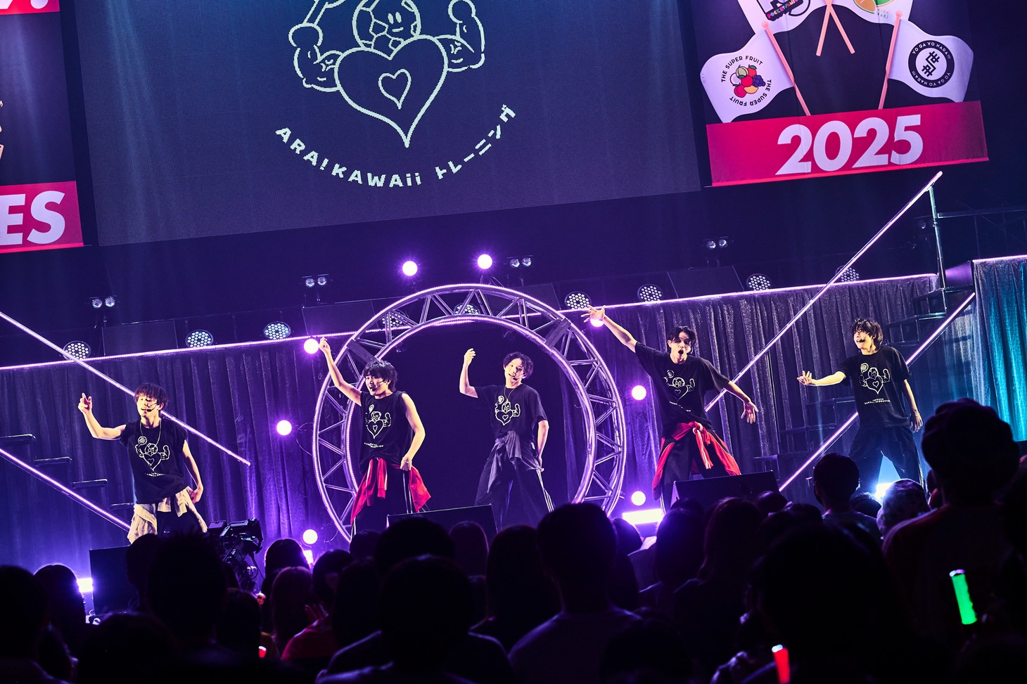 ARA!KAWAii トレーニング（田倉暉久、堀内結流、添田陵輔、新井椋清、河合彪雅）（撮影：上溝恭香）