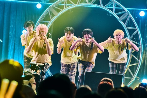 とんでも峯☆スター(星野晴海、松本勇輝、笠松正斗、大谷篤行、峯大凱)(撮影:上溝恭香)