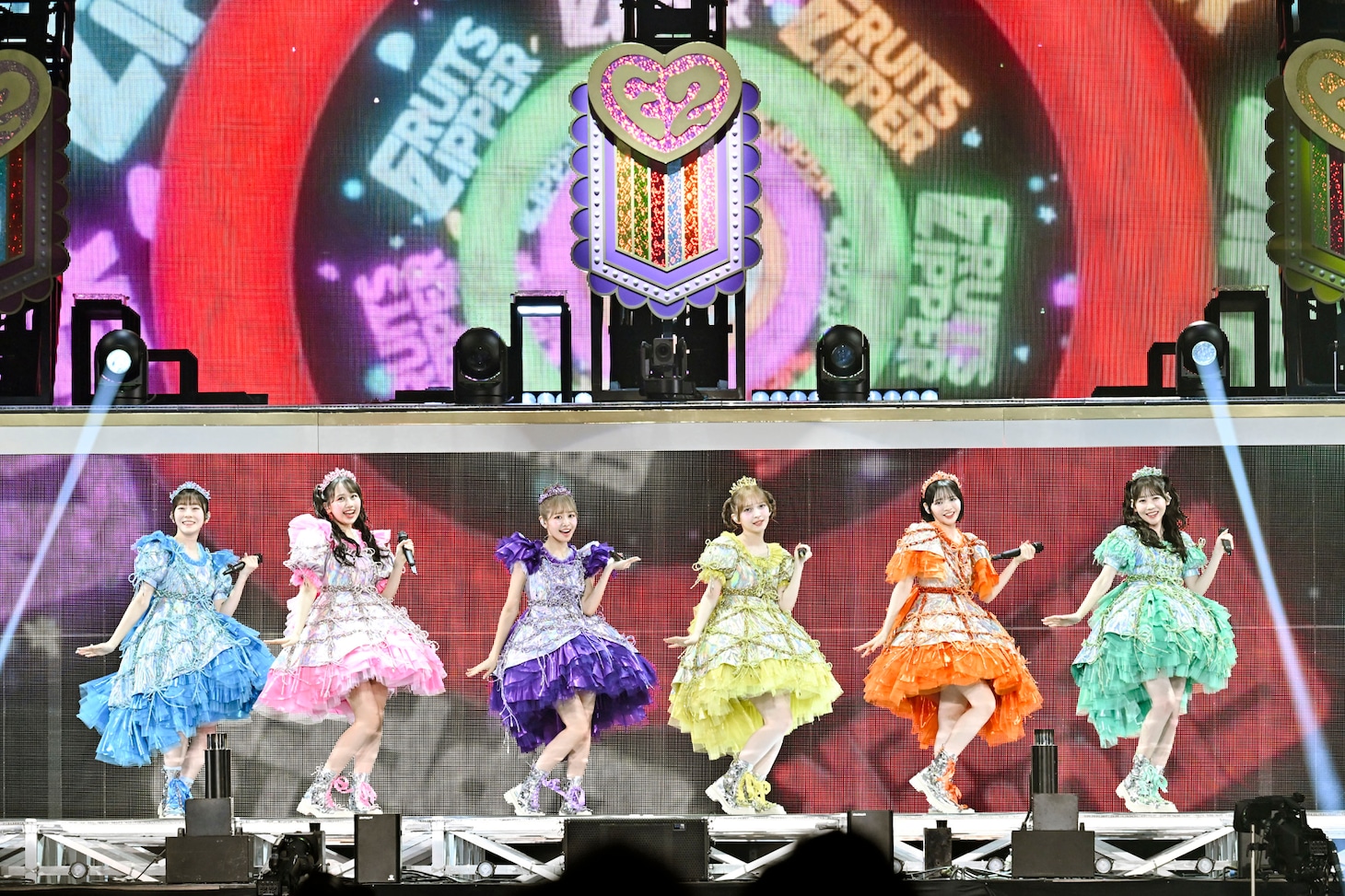 「さいたまスーパーアリーナ25周年 FRUITS ZIPPER 3rd ANNIVERSARY 超超超めでたいライブ -さん-」より。