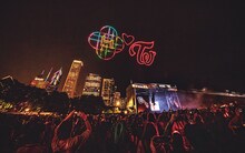 「ロラパルーザ・シカゴ」でのTWICEのステージの様子。©JYP Entertainment