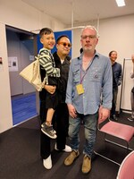 Tortoiseのジョン・マッケンタイアと。