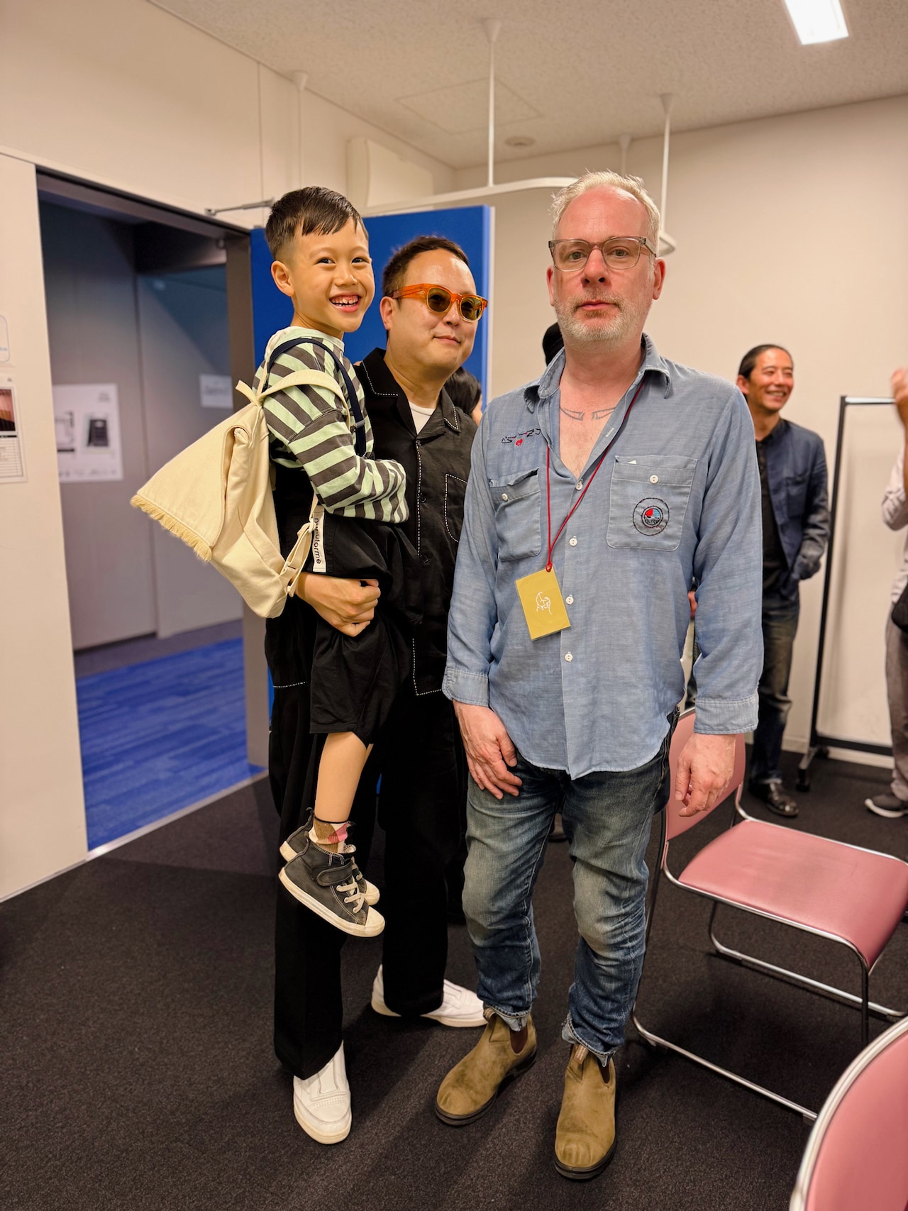 Tortoiseのジョン・マッケンタイアと。