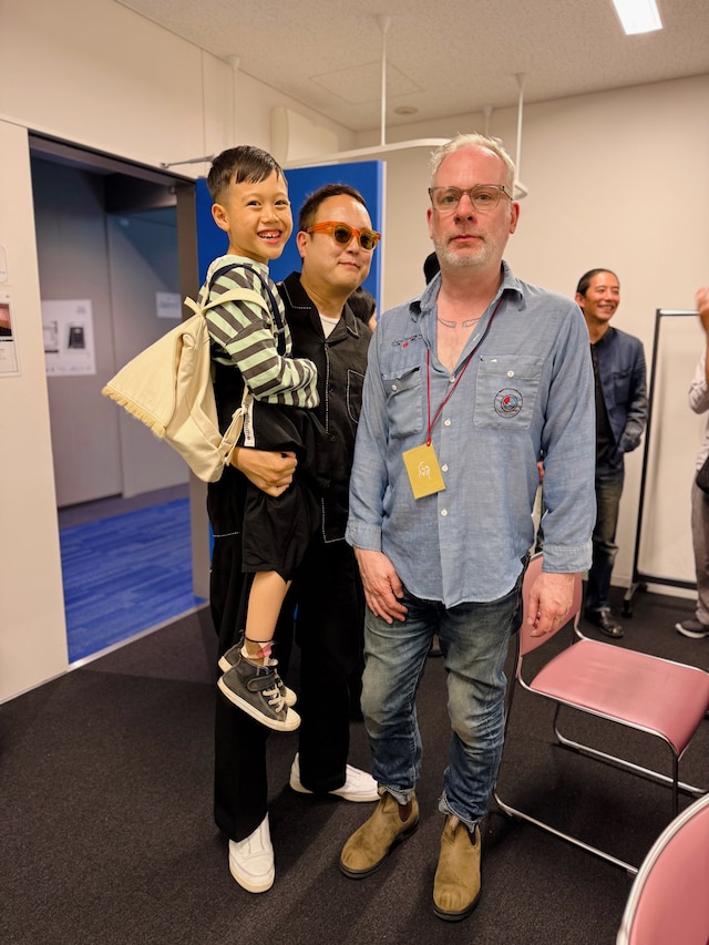 Tortoiseのジョン・マッケンタイアと。