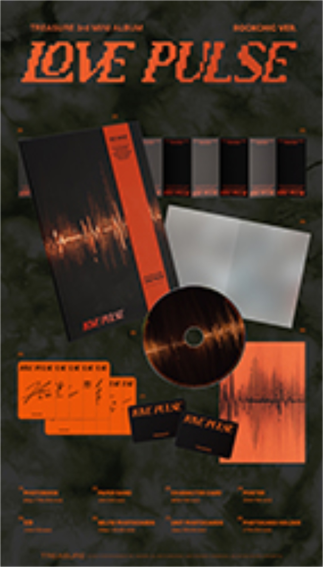 TREASURE「TREASURE 3rd MINI ALBUM [LOVE PULSE] ROCKCHIC VER.」商品画像
