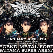 BABYMETALのさいたまスーパーアリーナ公演決定