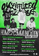 04 Limited Sazabys「Human Communication tour 2025」フライヤー