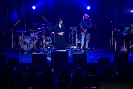 奈良公演に出演した和久井映見。