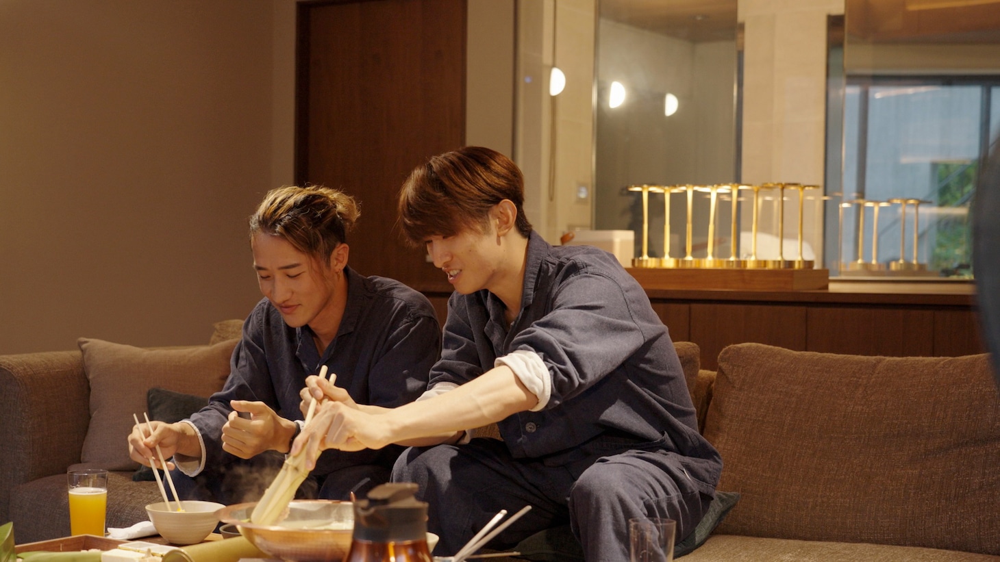 「旅するSnow Man - Traveling with Snow Man -」Episode2より。©︎日本テレビ