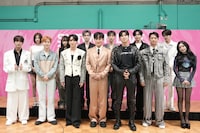 「SMTOWN」来年1月に福岡で開催決定、東京ドーム公演前に13名が意気込み