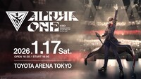 「加賀美ハヤト 1st One Man Live "ALPHA ONE"」告知ビジュアル
