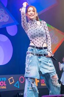 「後藤真希デビュー25周年♡レジェンドコラボステージ」に登場した後藤真希。