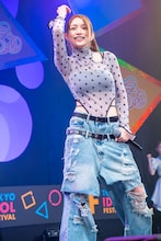 「後藤真希デビュー25周年♡レジェンドコラボステージ」に登場した後藤真希。