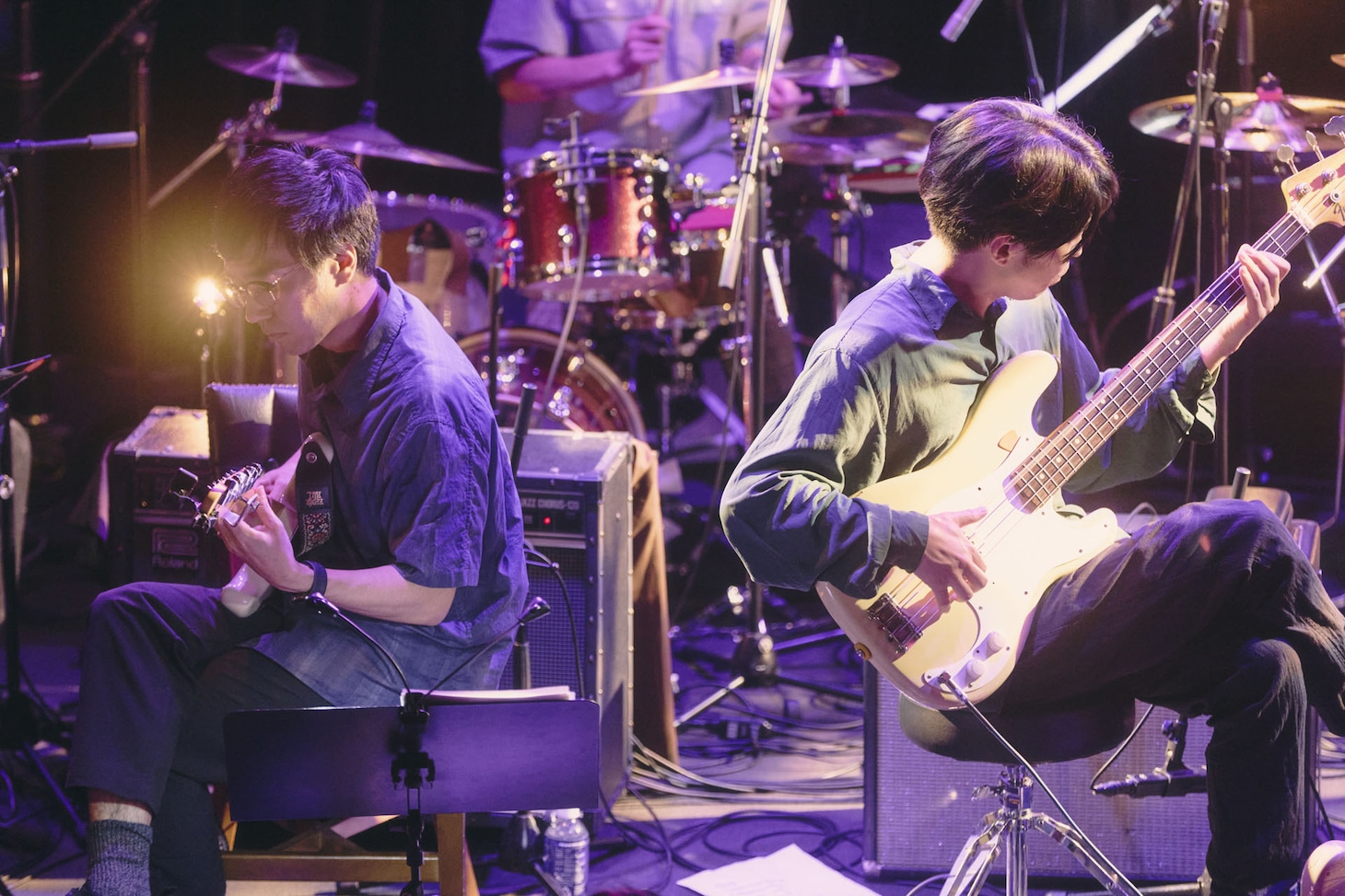 斉藤亮輔（G）と石塚周太（G）。（Photo by YUKI KAWASHIMA）