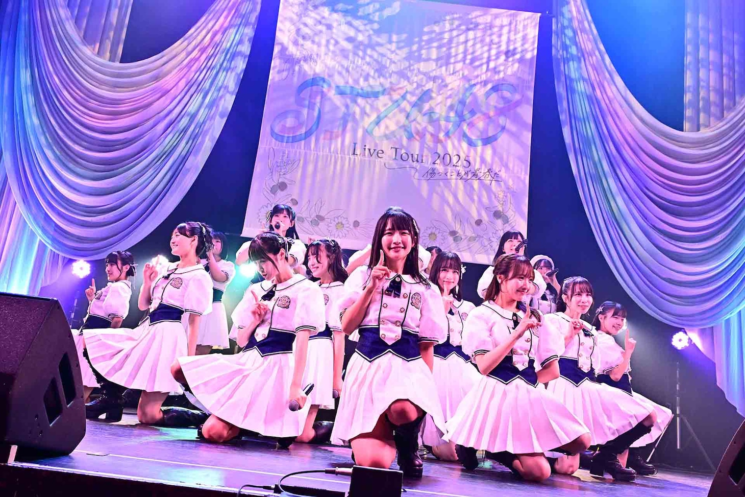 「STU48 Live Tour 2025～傷つくことが青春だ～」東京・ヒューリックホール東京8月10日公演の様子。©STU/KING RECORDS